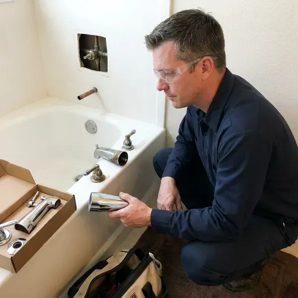 Local bathtub faucet replacement by HCL Plumbing, New York, NY