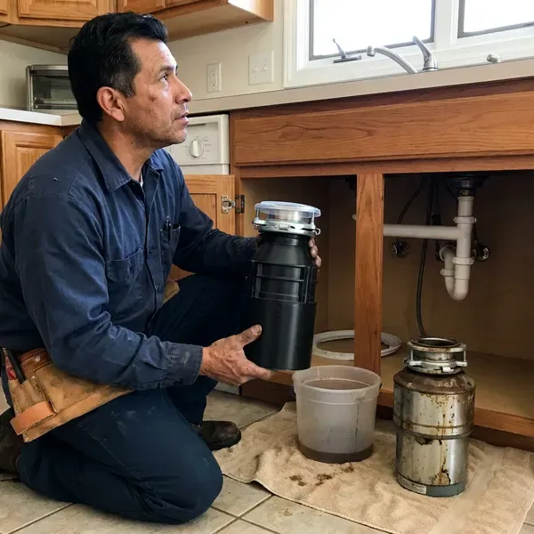 Local garbage disposal replacement by HCL Plumbing, Hempstead, NY